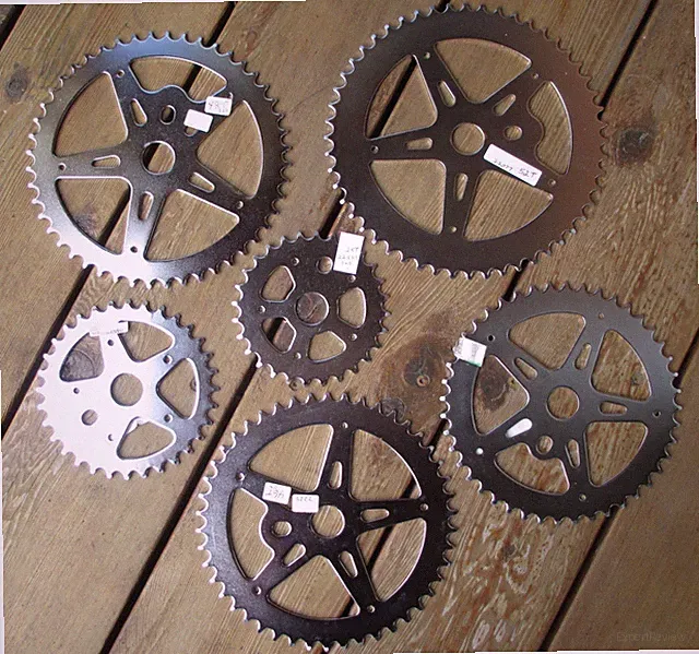 1 Piece Chainring Steel Chrome Single Speed Bicycle Sprockets Cruiser BMX