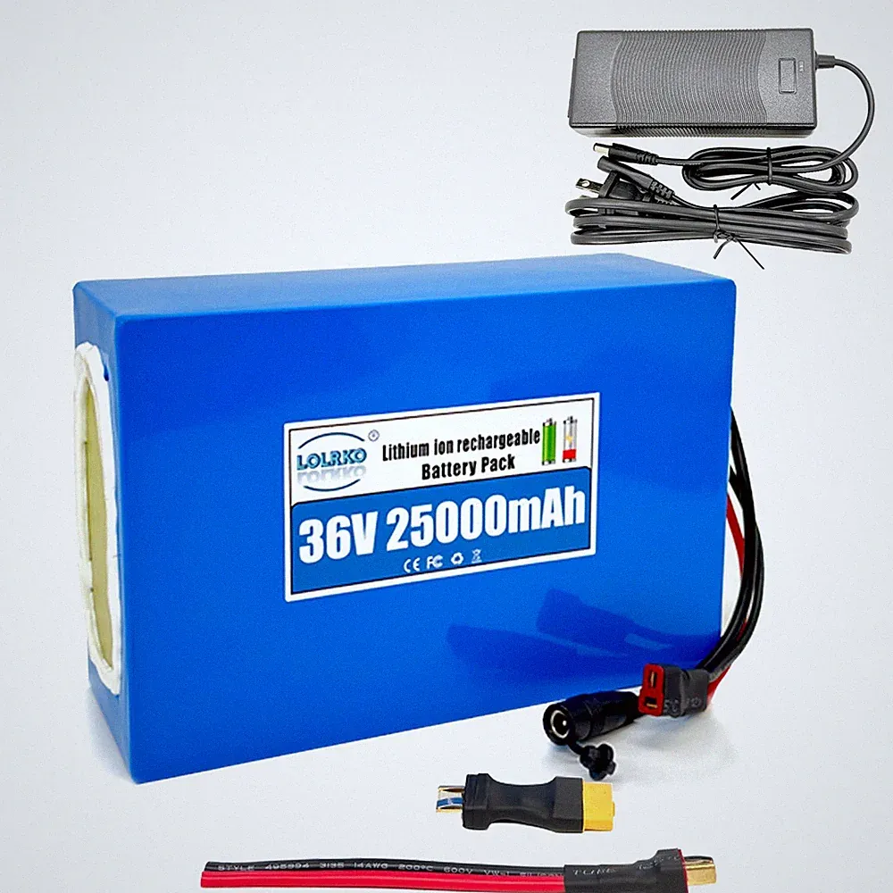 36V 25AH Battery for 200W-1000W Ebike Electric Bicycle Bike Scooter 30A BMS