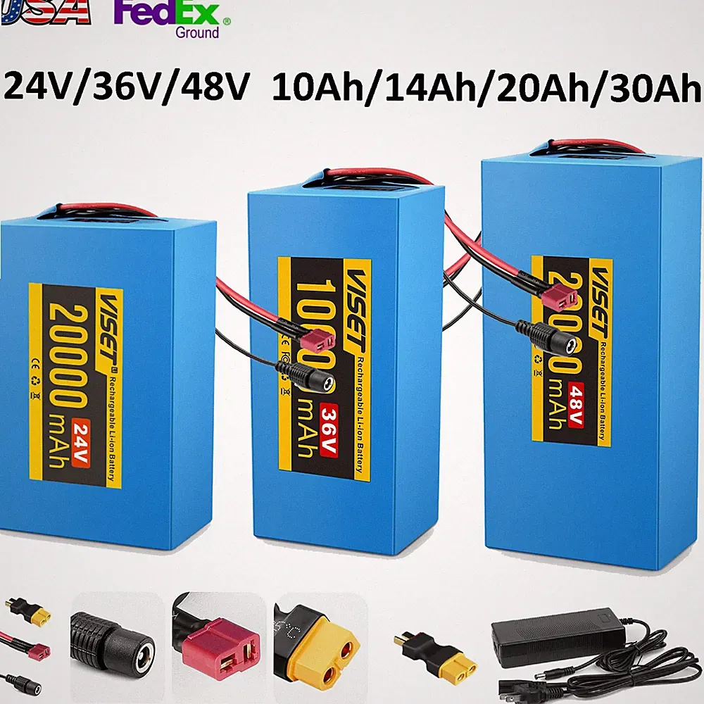 48V 36V 24V 10Ah/14Ah/20Ah/30Ah Battery for 200W-1000W Electric Bicycle Bike