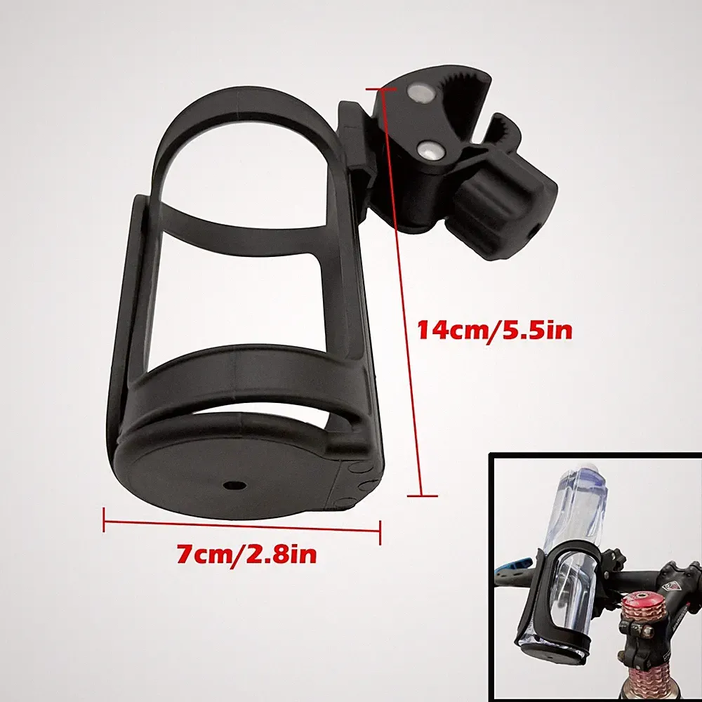 Bicycle Cup Holder Nylon Plastic Drink Cage Holder Baby Stroller Cup Holder