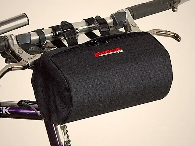 Bushwhacker Cody Black - Bicycle Handlebar & Seat Bag Cycling Pack Bike Cylinder