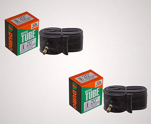 DURO (1 PAIR) BICYCLE Inner Tube 20" x 2.125/2.35/2.40" SCHRADER 33mm Long VALVE