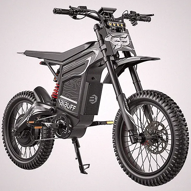 Electric Dirt Bike 7500W Peak 72V 30Ah All-Terrain Electric Motorcycle 55MPH