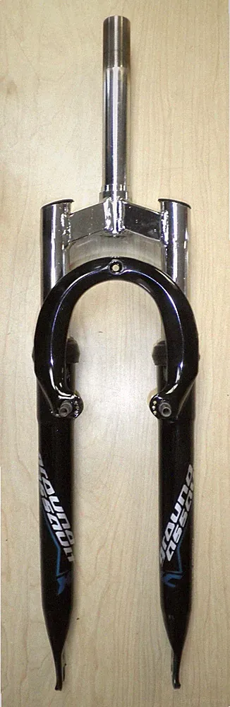 GROUND ASSAULT GRAPHITE PEAK 26" BLACK BICYCLE SUSPENSION FORK BIKE PARTS 505