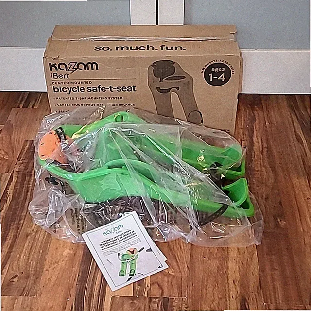 Ibert Safe-T-Seat Front Mount Bicycle Baby Seat for Children Up to 38lb - NEW