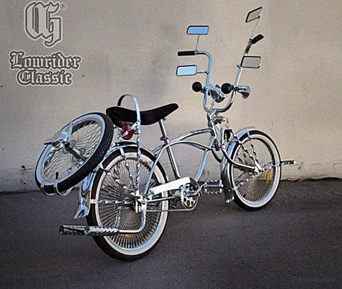 NEW! 20" OG LOWRIDER CLASSIC 144 SPOKE STEEL BICYCLE 595-4 CHROME