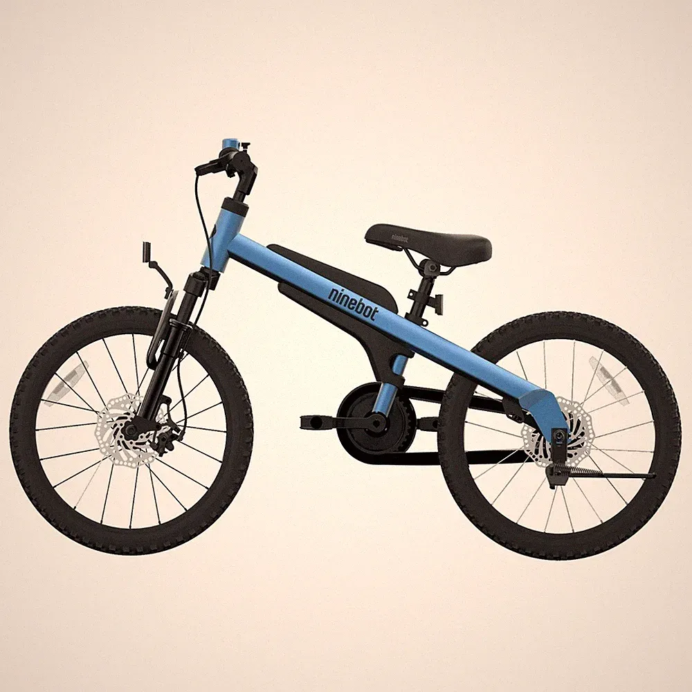 Ninebot Kids Bike by Segway 18 Inch, Blue, Recommended Height 3'9' - 4'9'