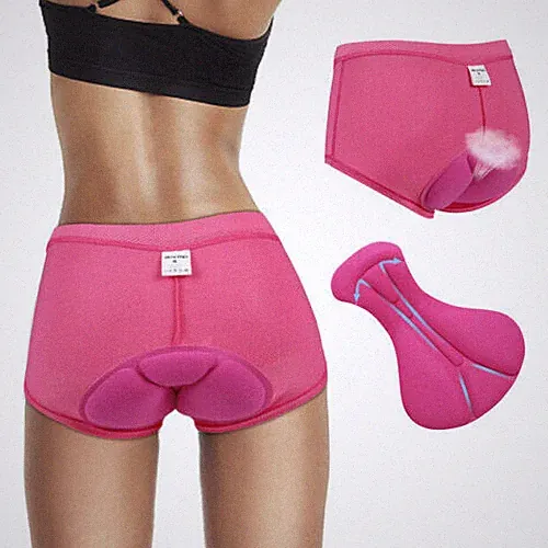 Women Bike Bicycle Cycling 3D GEL Padded Underwear Comfortable Shorts Pants